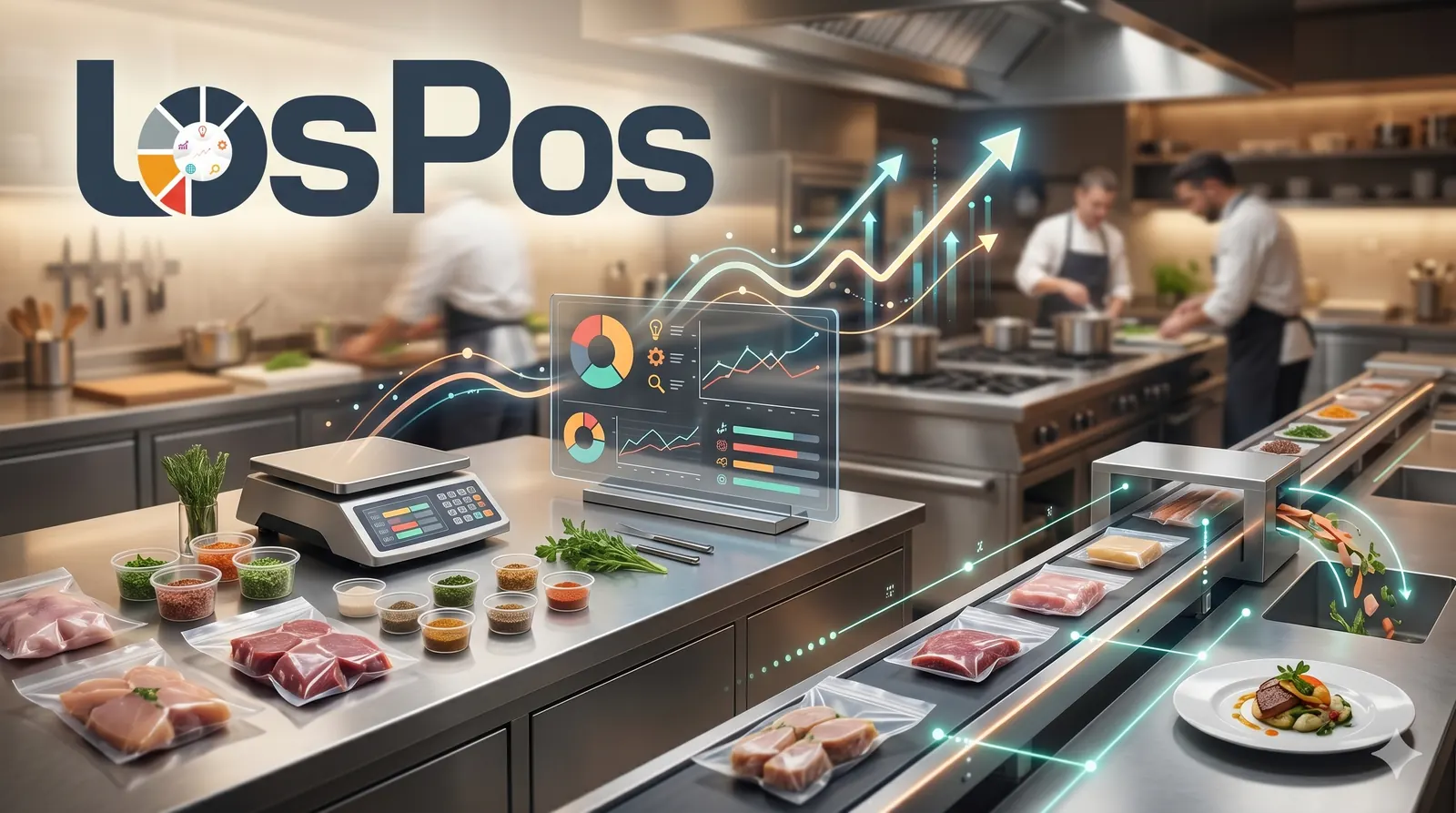 Los Pos ajaveebi kaanepilt, mis koondab kohvikute ja restoranide eelarvestuse ja köögitoimingud samades andmetes