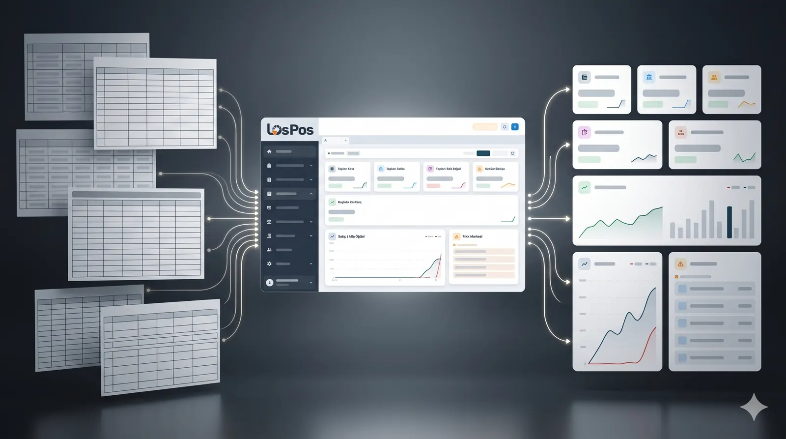 現在の追跡で分散した Excel ファイルの代わりに単一のセンターを使用する利点に関する Los Pos ブログのカバー画像