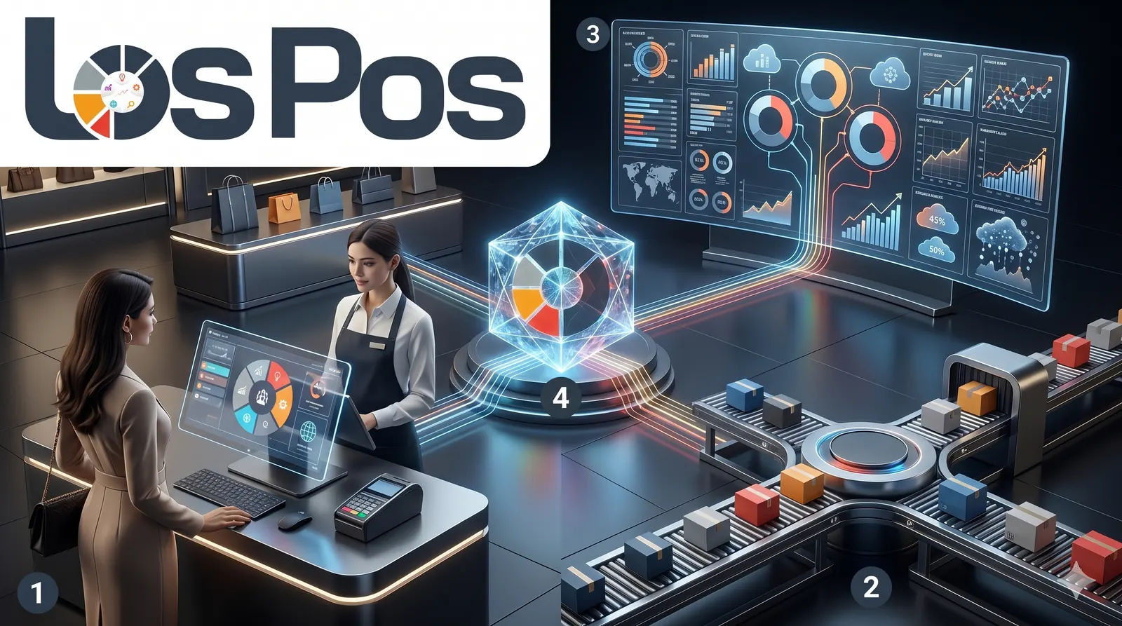 จะเกิดอะไรขึ้นเมื่อประสบการณ์ของลูกค้า ความเร็วของสินค้าคงคลัง และข้อมูลทางการเงินมารวมกันในที่เดียว Los Pos ภาพหน้าปกบล็อกสำหรับ