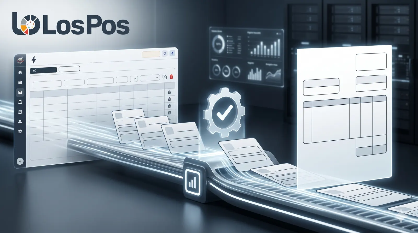 Ką verslui duoda vieno srauto nuo užsakymo iki sąskaitos faktūros nustatymas? Los Pos tinklaraščio viršelio vaizdas, skirtas