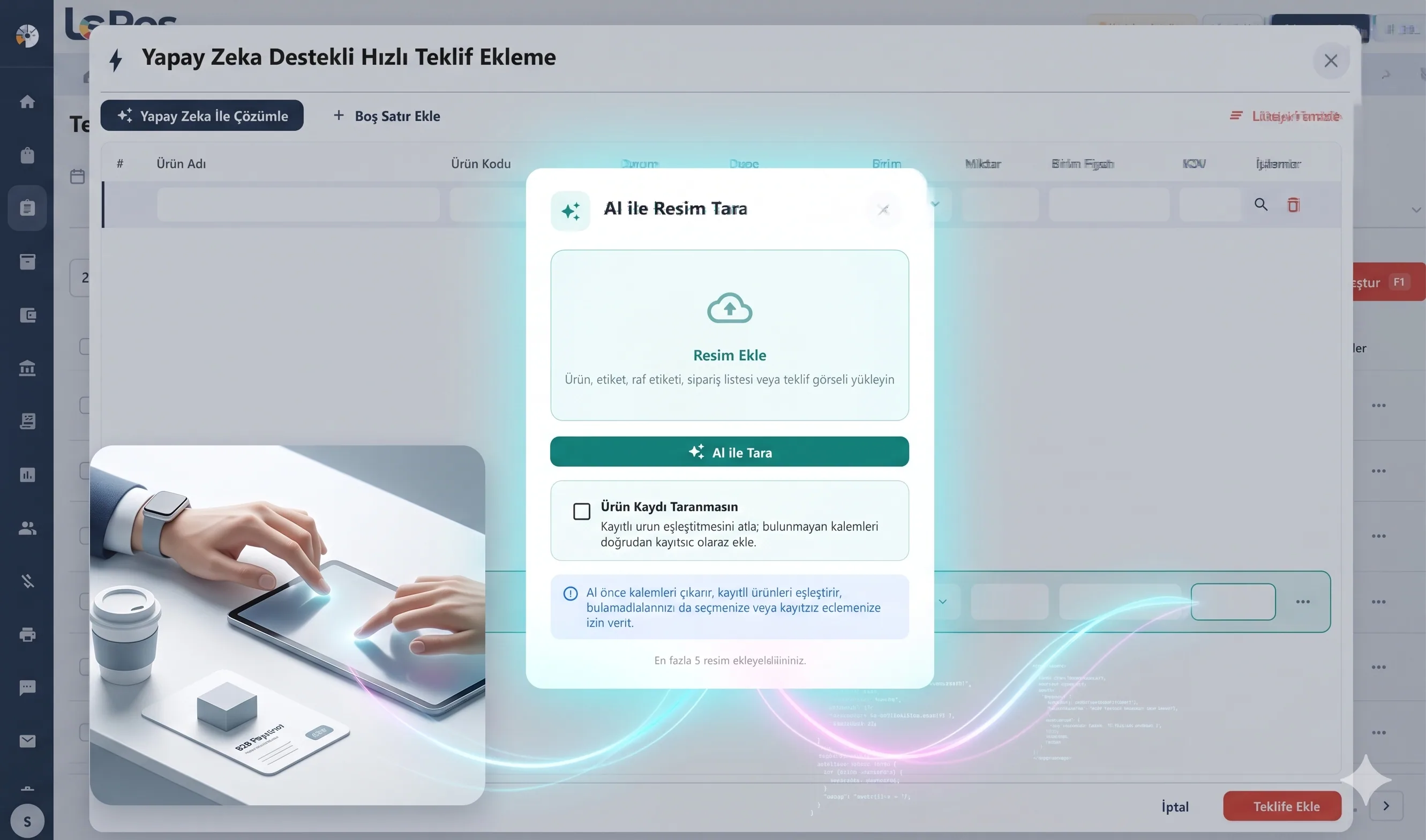 การเพิ่มผลิตภัณฑ์ลงในใบเสนอราคาด้วย AI: จะสามารถลดเวลาการเตรียมใบเสนอราคาของทีมขายได้อย่างไร Los Pos ภาพหน้าปกบล็อกสำหรับ